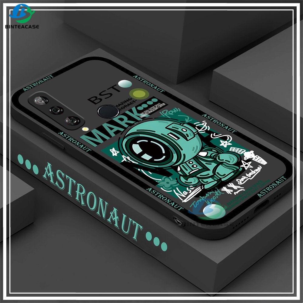 Casing hp Huawei P30 Lite Nova 5T Nova 3i Nova 7i Y6P Y7A Y6 Pro Y7 Pro 2019 Y9S Green Series Astronot Soft Silicone Case Binteacase