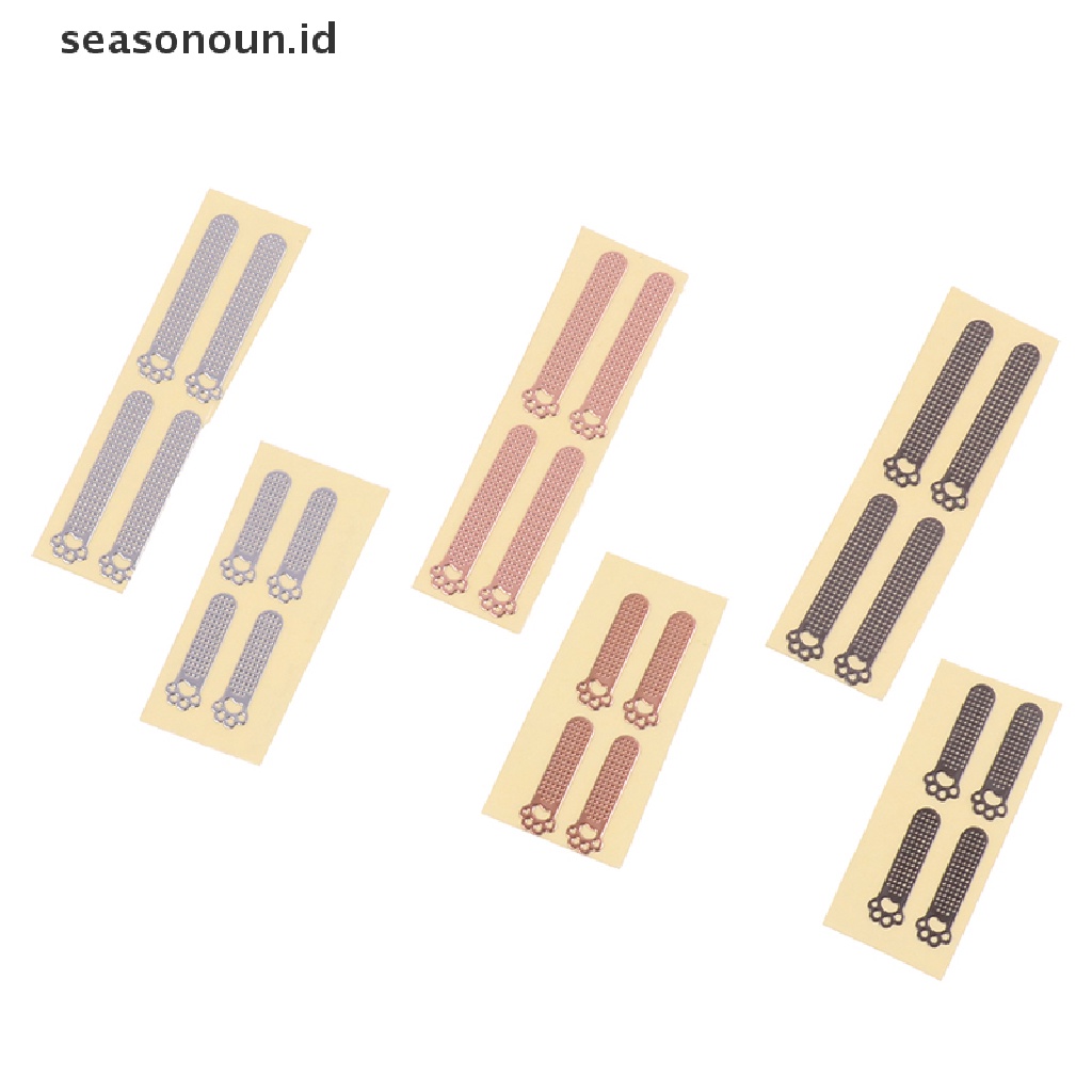 Seasonoun 4PCS Stiker Jaring Tahan Debu Telepon Lubang Suara Speaker Lubang Anti Debu Untuk Iphone1213.