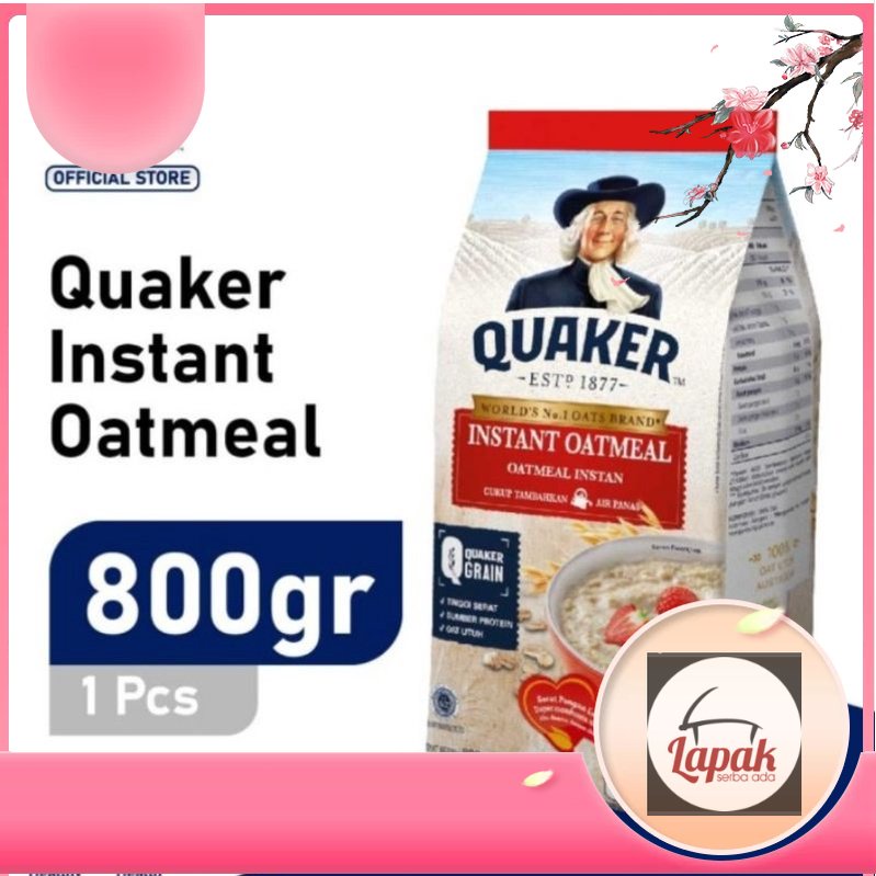 

quaker instan oatmeal 800gr