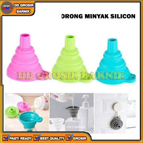 [DGB] CORONG LIPAT SILIKON ALAT TEMPAT REFILL SABUN MINYAK SILICONE SERBAGUNA MULTIFUNGSI