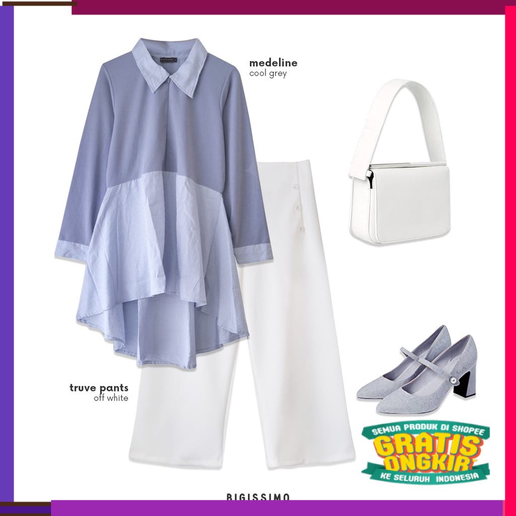 RAMADHAN SALE IDUL FITRI Bigissimo - Medeline Tunik | Atasan Tunik Big Size Jumbo