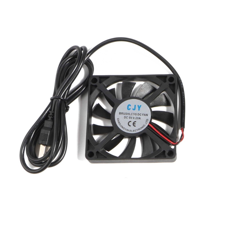 Bt DC 5V Konektor USB PC Fan Cooler Heatsink Exhaust Kipas Pendingin CPU 70x70mm