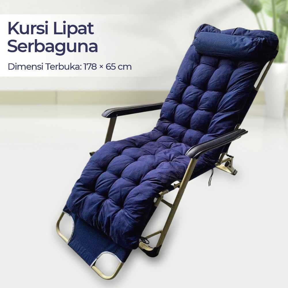 (BISA COD) FTIHSHP Zero Gravity Kursi Lipat Kerja Folding Chair - NO15