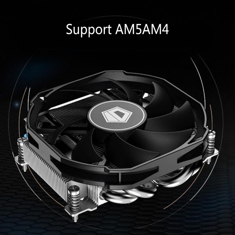 Bt ID-Cooling IS-30 Low Profile 30mm Ultra-slim CPU Radiators4 Heatpipe Cooling Fan Untuk Intel/ AMD Aksesori Komputer