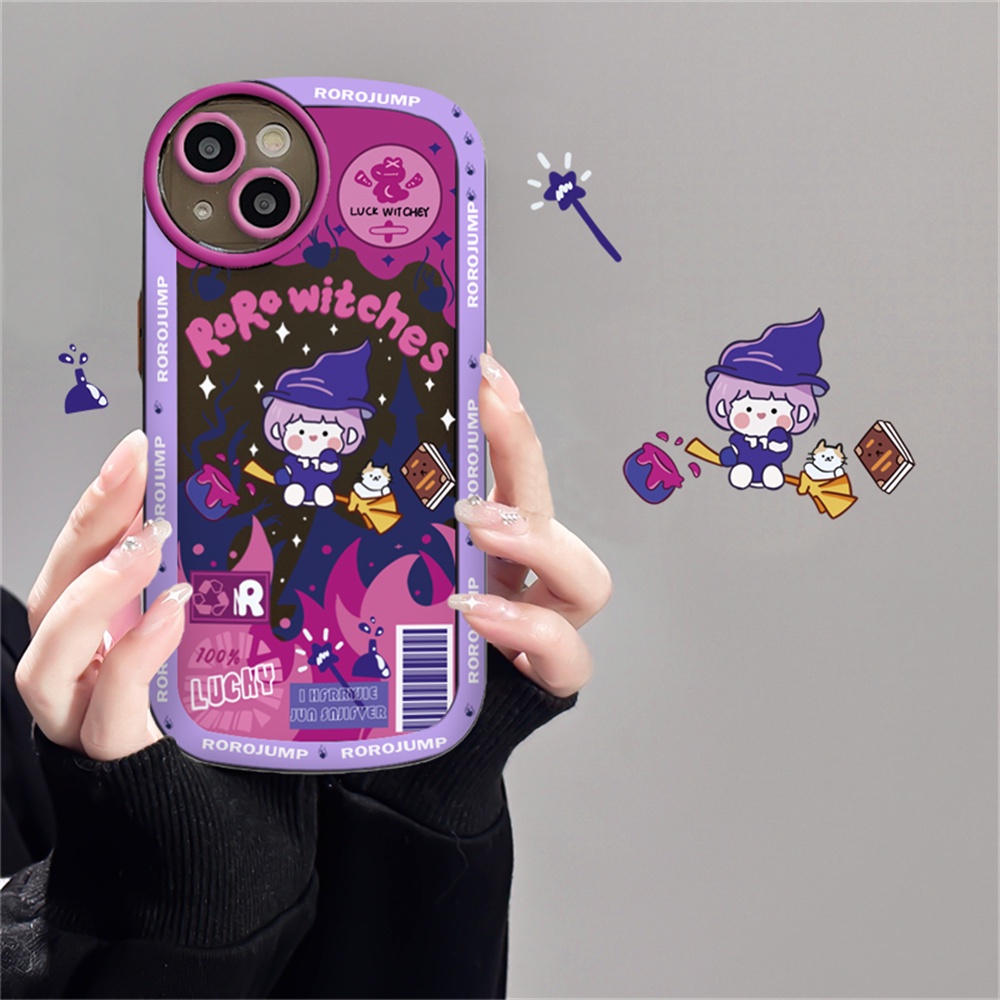 Soft Case Redmi Note 11S 11 Pro Redmi 10C 10A 9C 9T 9A Note 10S Note9 Note8 Pro Note7 Poco M3 X3 Pro NFC Halloween Witches Dan Kuromi Soft TPU Case