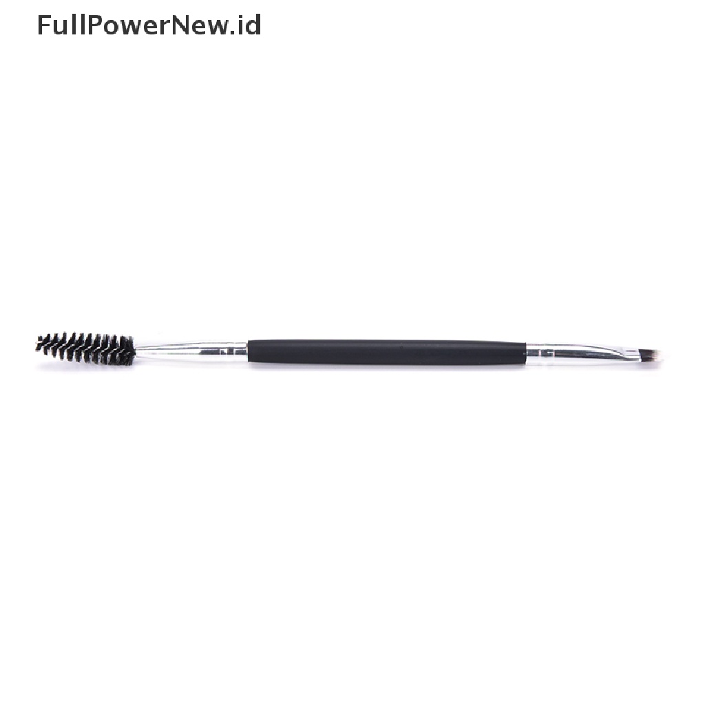 Power 1pack Alat Makeup Gagang Dual Brow Brush Hot Sikat Alis Double Penci Alis ID