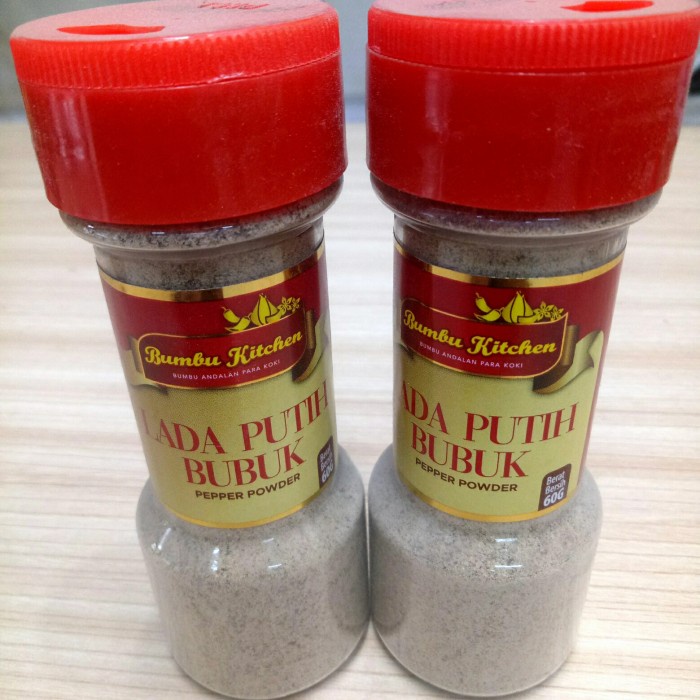 

Kitchen Lada Putih Bubuk 60gr