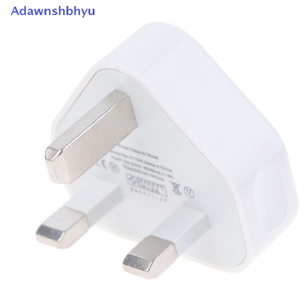 Adhyu Speedy Fast 1 Port USB Charger 3 Pin UK Mains Wall Plug Adapter ORIGINAL ID