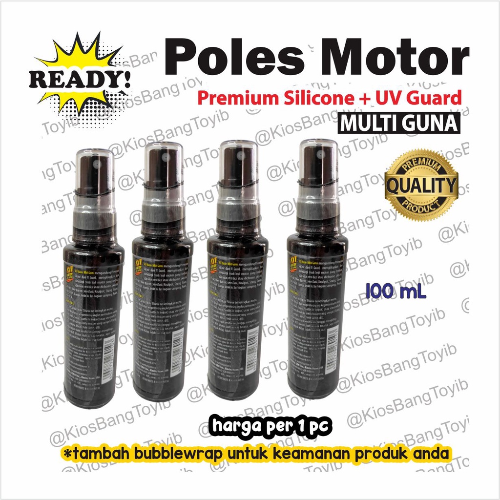 ORI KIT Poles Body Motor Multiguna Spray 100mL Pengkilap Motor