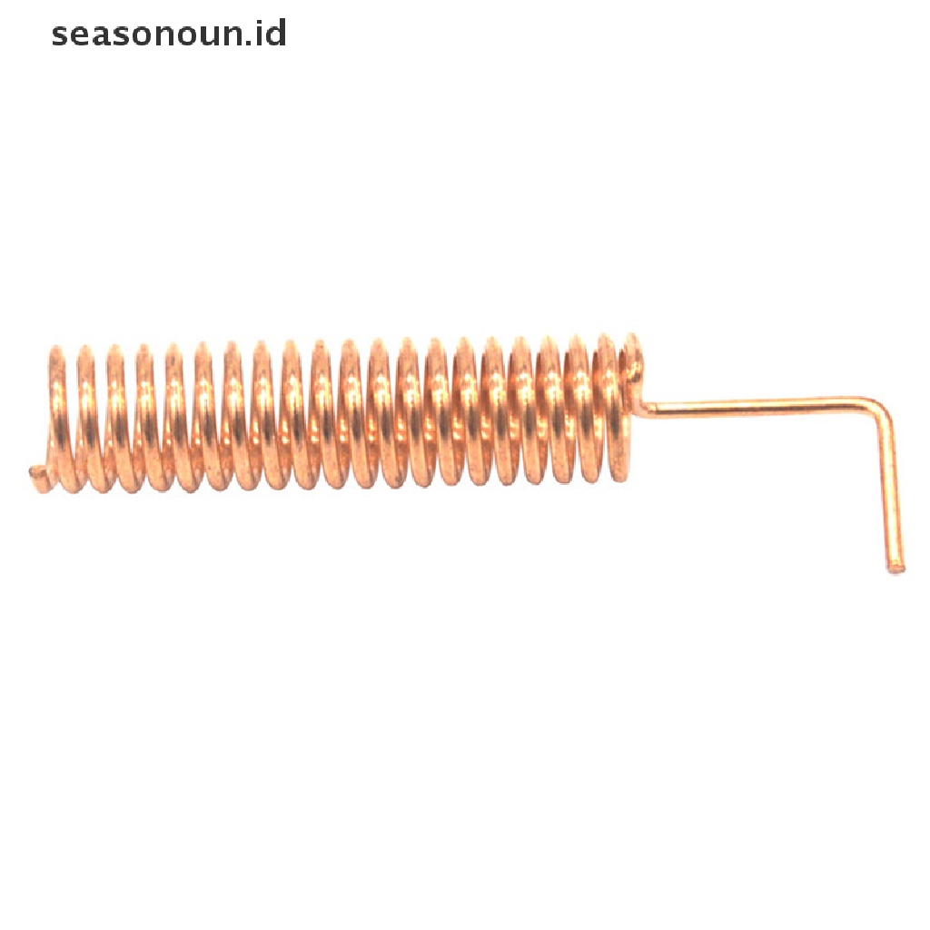 Seasonoun 433mhz Spring Antenna Fosfor Tembaga Built-in Spiral High Gain Transceiver Omnidirectional Smart Module Welding Antenna.