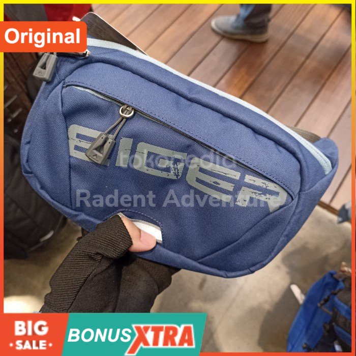 Tas Pinggang EIGER1989 Z CONVERSE 2.0 SE Waist Bag Navy 91000 7118 Ori