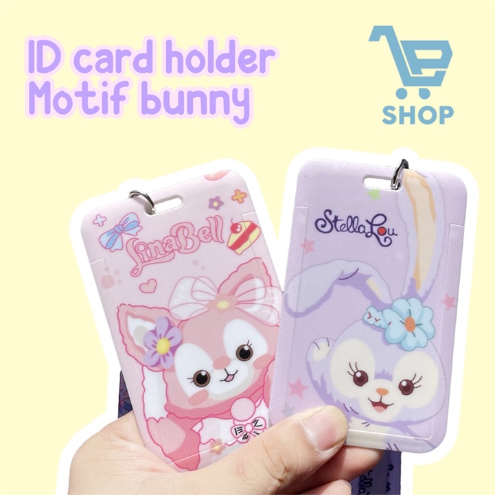 

ID CARD HOLDER MOTIF PRINCESS MOTFI KUCING KELINCI BUNNY TEMPAT KARTU LPS