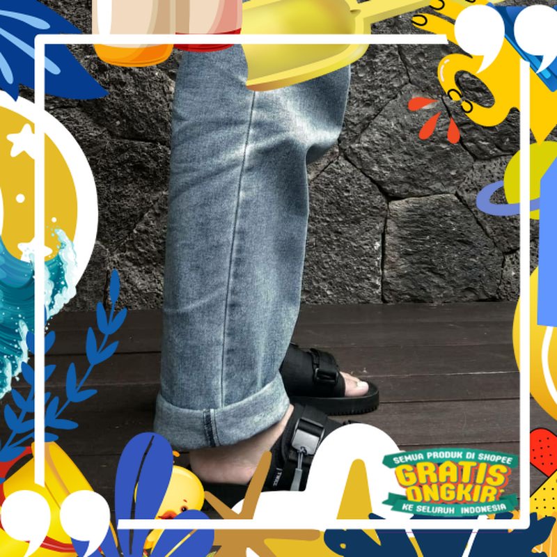 TWICE - SLAPPY | Sandal Slide | Sandal Unisex | Sandal Casual | Sandal Traveling | Sandal Slide Pria