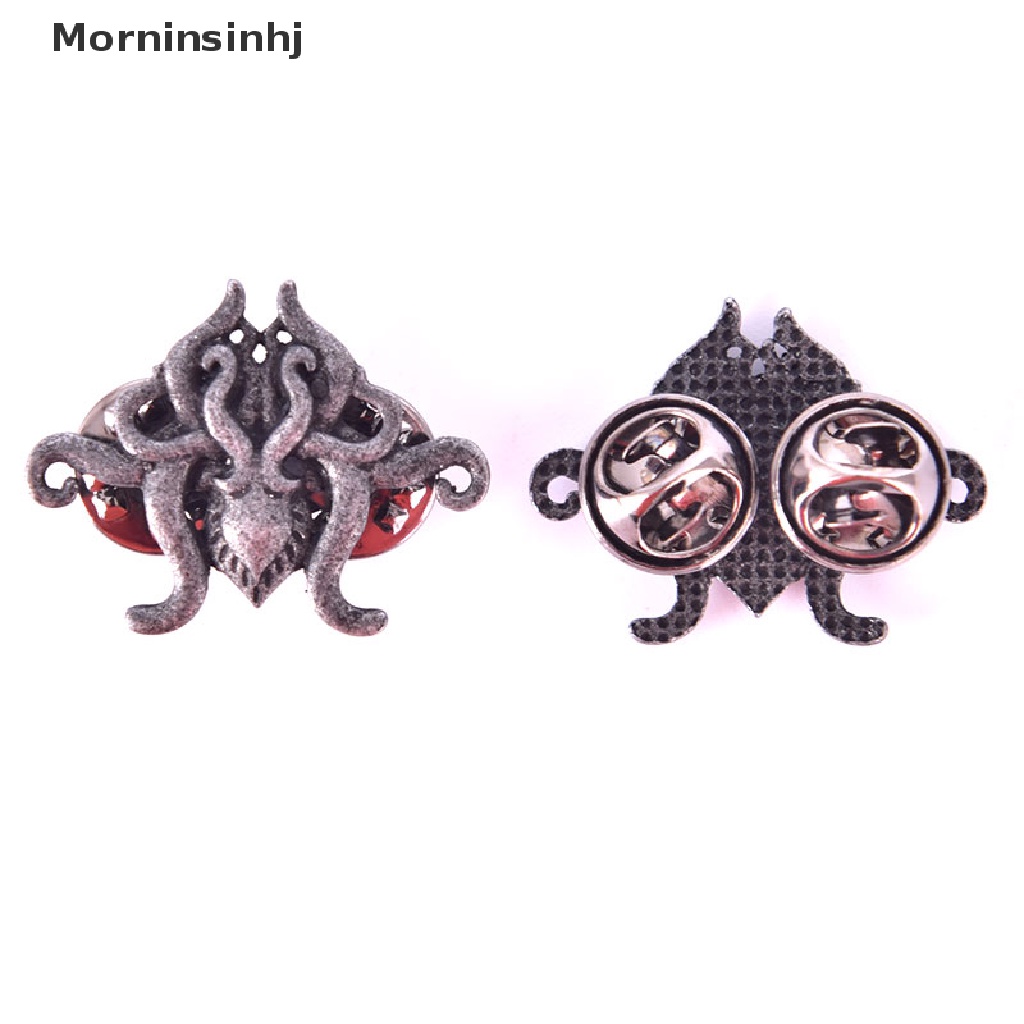 Mornin Cthulhu Badge Bros Kerah Pin Untuk Baju Ransel Topi Perhiasan Dekorasi id