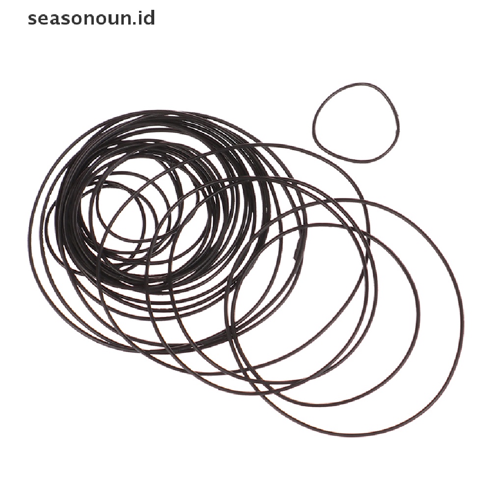 Seasonoun 1Pack 0.5/0.6/0.7/0.8MM Watch O-Ring Gasket Penutup Belakang Jam Tangan Karet Anti Air.