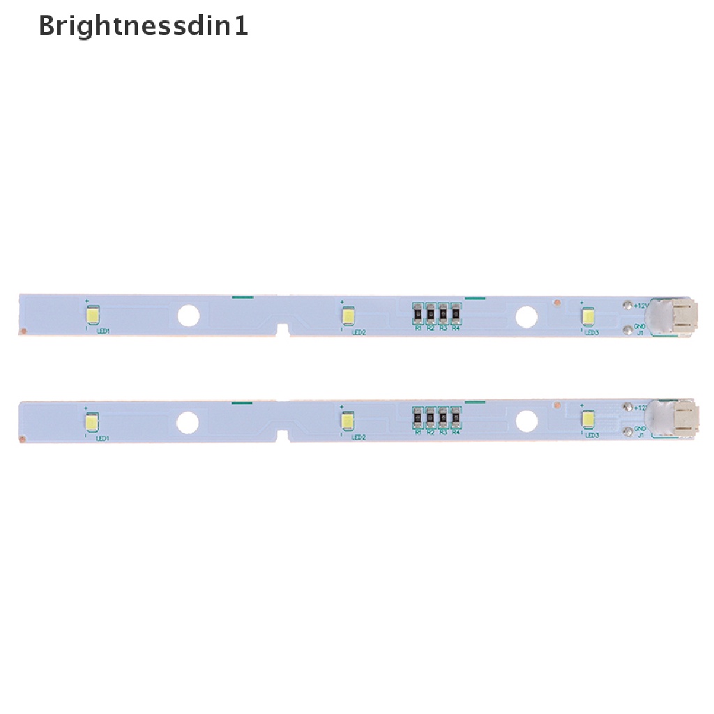 [Brightnessdin1] 2pcs Bar Lampu Strip LED Untuk RONGSHENG/Lampu LED Kulkas HISENSE E349766 Butik