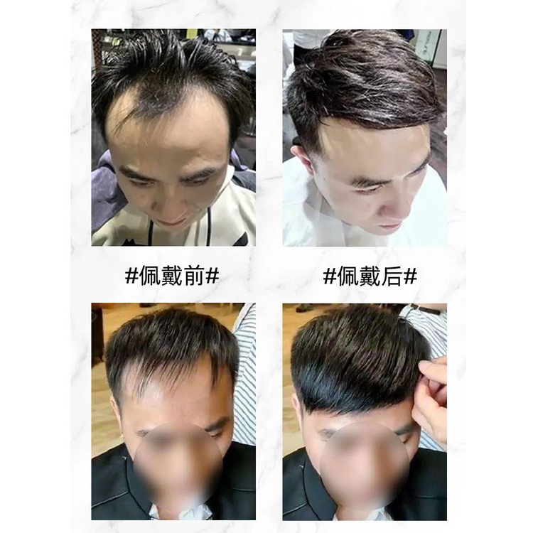 Wig, rambut asli pria, rambut manusia asli penuh, rambut pendek, kepala kurus, rajutan tangan penuh,