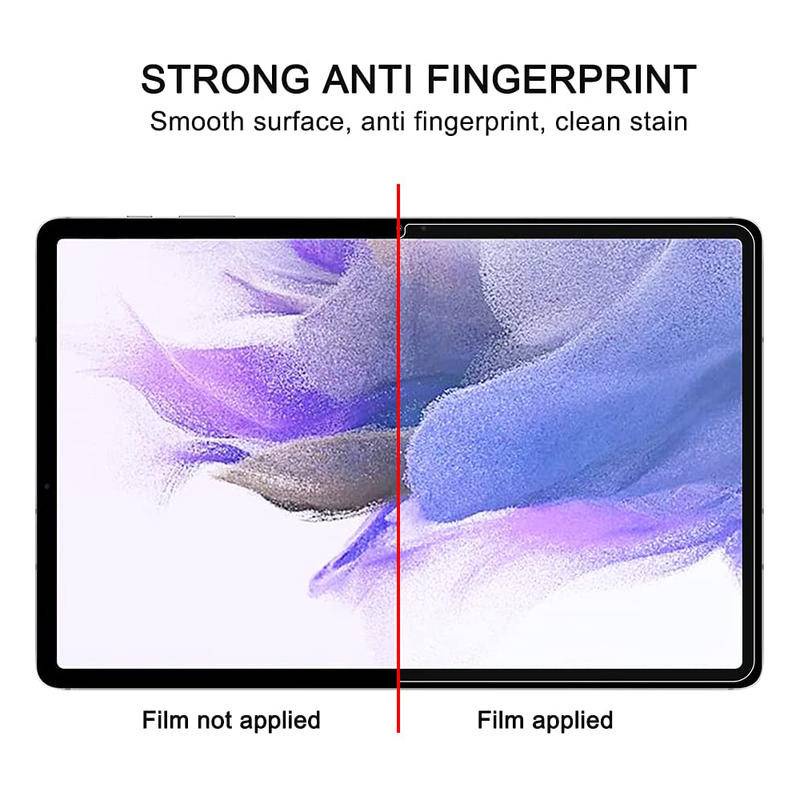 Untuk Samsung Galaxy Tab S8 S7 Plus Ultra S6 A7 Lite A8 S5e X900 X800 Tempered Glass Full Coverage Pelindung Layar Tablet Film Untuk Samsung Tab A 8.0 8.4 10.1 10.5 P350 T350 T590