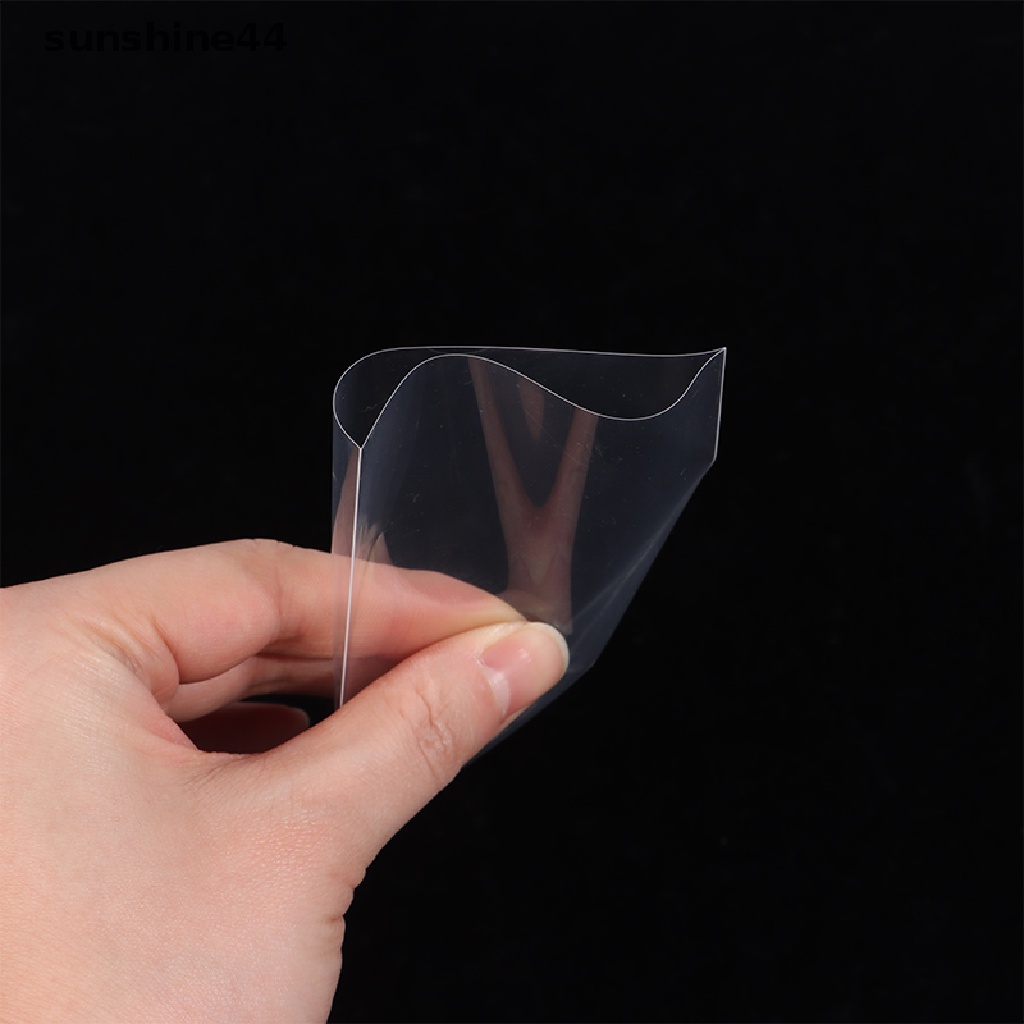 Sunshine 50pcs Korea Card Sleeves Clear Acid Free CPP Keras 3inch Photocard Horaphic Protector Film Album Binder ID