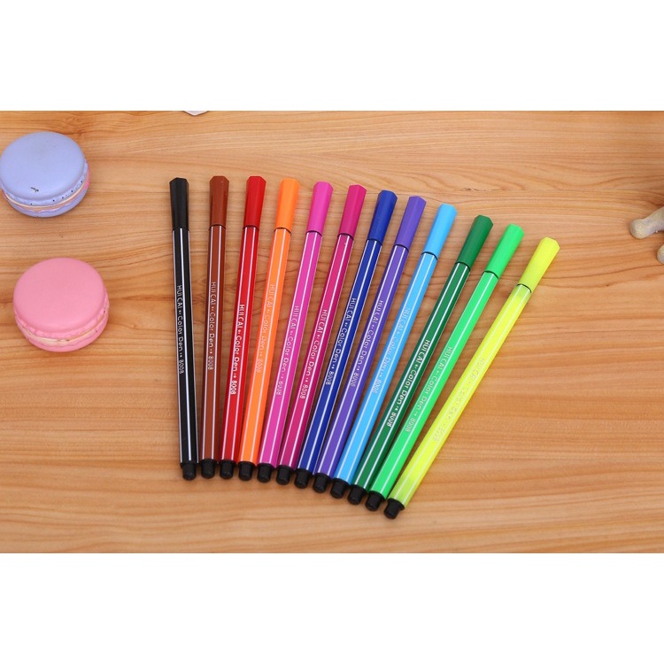 12pcs Water Color Pen Pensil Warna Cair 12 Warna Tabung OSM-ST0238