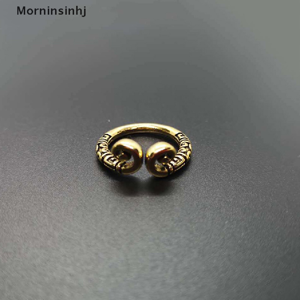 Mornin Cute Monkey King Ring Cincin Pasangan Couple Pria Monkey King Golden Cudgel Ring Resizable Finger Rings Untuk Wanita Pengencang Mantra Cincin Golden Rod Open Ring id