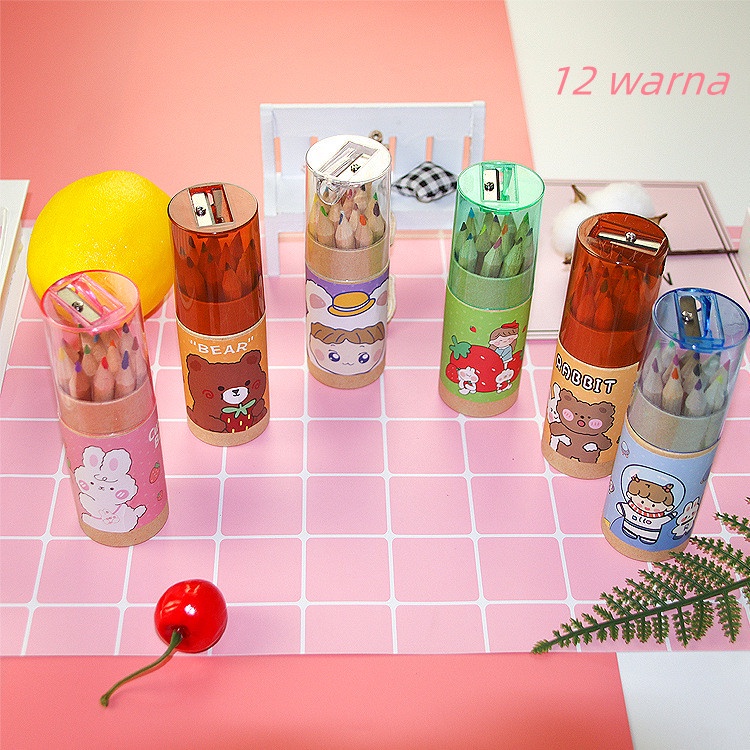 

BARU SET PENSIL WARNA DAN RAUTAN 12 PAKET//PENSIL WARNA DAN PERAUT PENSIL WARNA SET 12 WARNA//SET