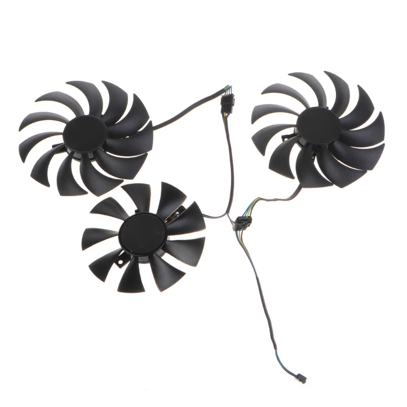 Zzz 100mm 90mm GPU Cooler Fan 12V 4Pin Kartu Grafis Pendingin Untuk Dataland RX5600XT 5700 5700XT X-Serial GAA8S2U GA91S2H