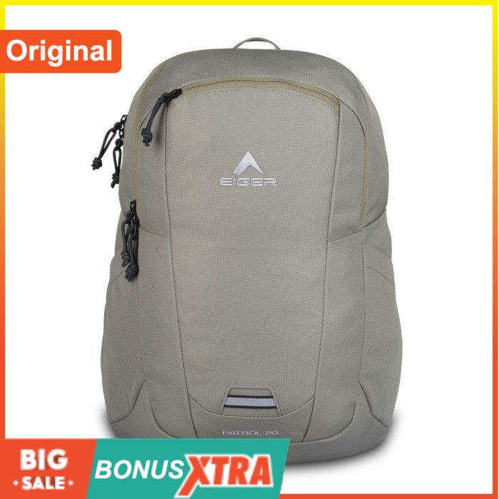 Tas Ransel Eiger PATROL 20 BACKPACK Khaki Black 91000 6431 Original