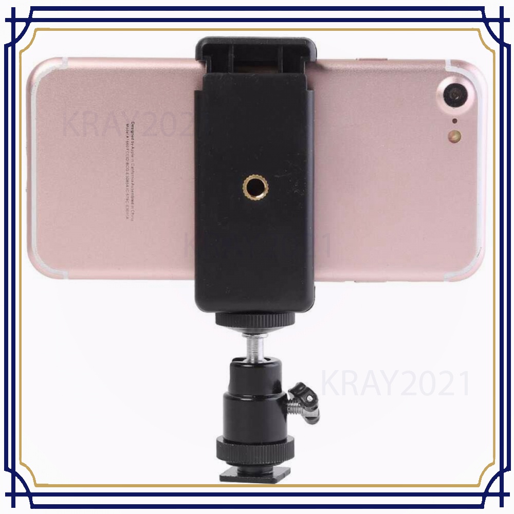 Dudukan Hot Shoe Smartphone Holder Bracket Mount -TP658