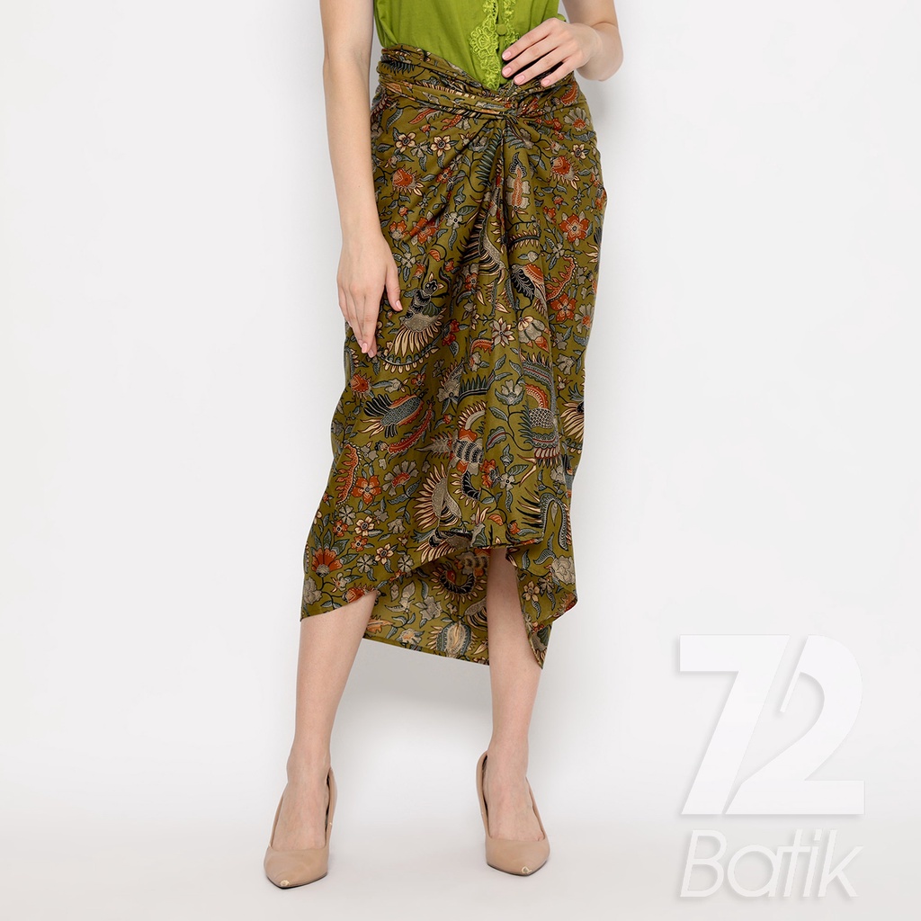 ROK BATIK SPAN Aurora Skirt Lilit Kebaya Instan Modern Wanita Motif Burung Duri Warna Hijau 723199 Cap 72 - Rok Batik Lilit Bawahan Skirt Kamen Kebaya Songket Batik Panjang Plisket Span Instan Jadi Bali Lembaran Premium Modern Untuk Wanita Kondangan