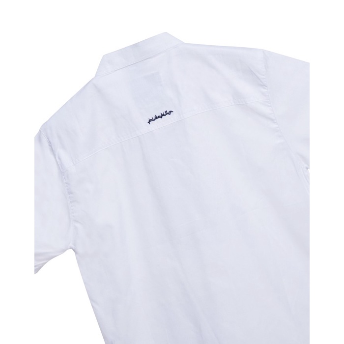 KEMEJA KOKO FRIDAY KILLER JUMBO SIZE | GRAIL WHITE NAVY SS