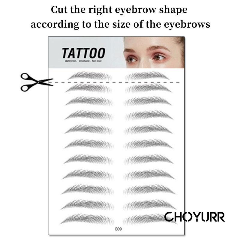 【COD】Sticker Alis 4D / Eyebrow Tattoo Alis Waterproof / Eyebrow Sticker / Tato Alis Stiker Semi Permanen-CH