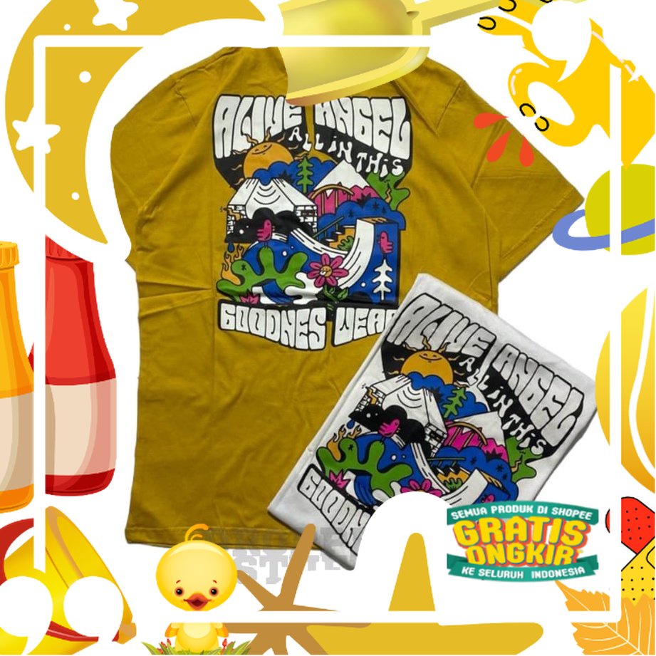 Kaos Pria Surfing Skate Premium Distro Marketsurfing T-shirt Baju Streetwear Style Original Alive An