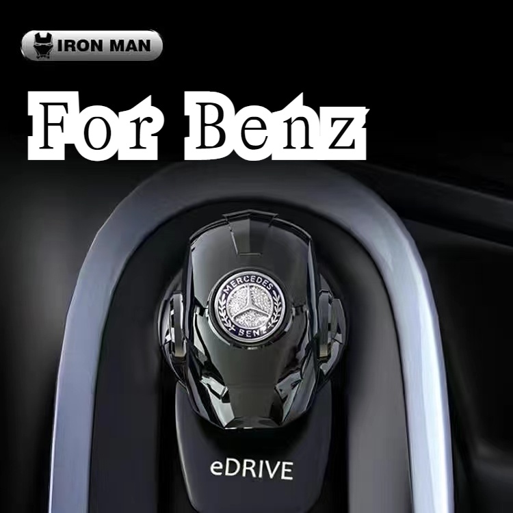 Mercedes Benz Modifikasi Mobil Satu Tombol Start Button Ignition Switch Rotating Cover Pelindung Iron Man Car Styling ForAMG E200 W210 W203 W124 W204 W211 W123 W205 W212 W203