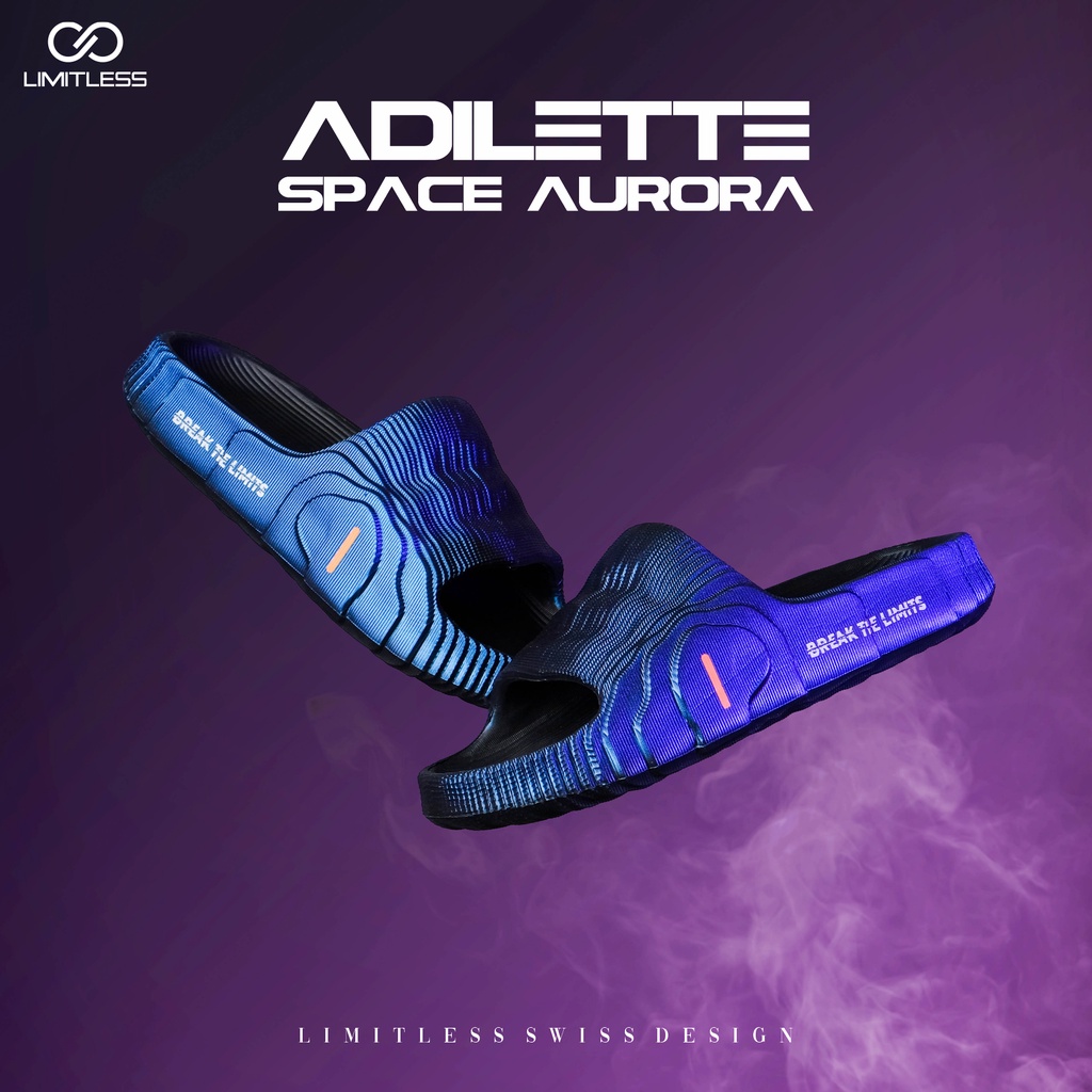 Sandal Selop Pria Terbaru 2023 SPACE AURORA Anti Slip Ringan Empuk Sendal Slip On Cowok Casual Eva