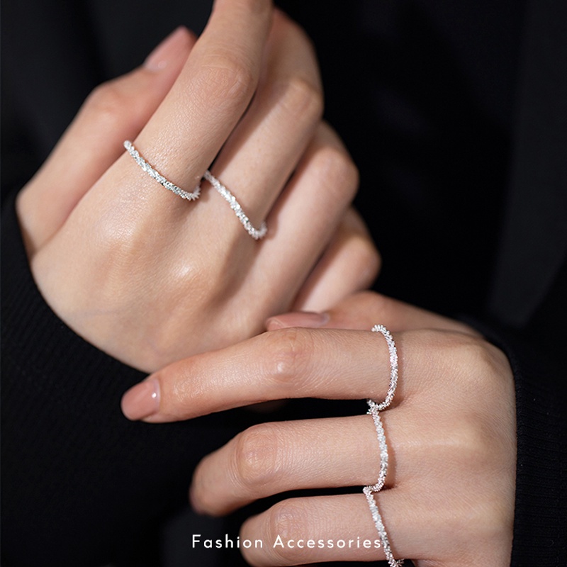 Papaozhu 1 Pc Chic Bersinar Perak Sequin Choker Kalung Wanita Perempuan Elegan Bersinar Tulang Selangka Rantai Kalung Trendi Perhiasan Aksesoris