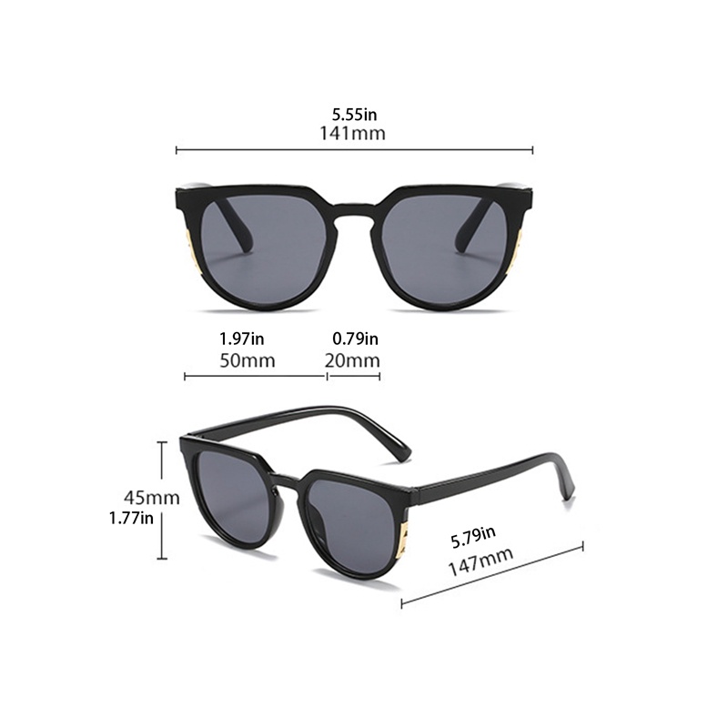 Fashion Oversized Sunglasses Woman Brand Designer Vintage Square Kacamata Matahari Perempuan Bingkai Besar Gradien Shades