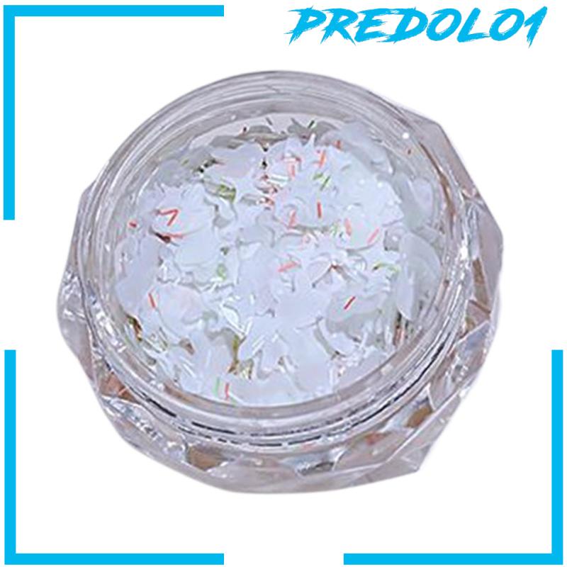 [Predolo1] Nail Glitter Sequin Nail Art Untuk Pesta Makeup Festival Pertunjukan Panggung