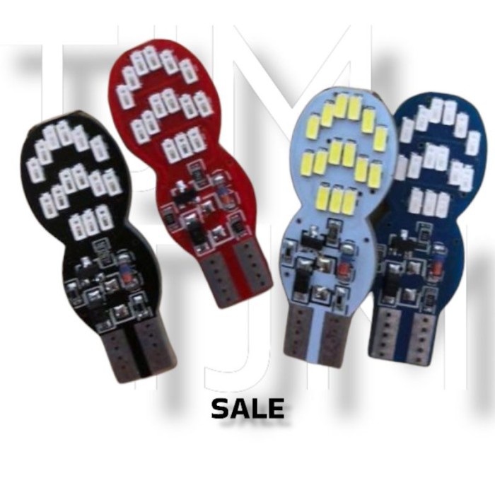 LED SEN COLOK T10 RUNNING HARGA SEPASANG TAHAN LAMA KUALITAS TERANG - Putih lampuu