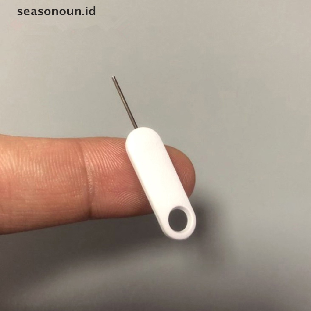 Seasonoun 10pcs Universal Phone Card Tray Removal Eject Pin Key Tool Alat Eject Kartu.