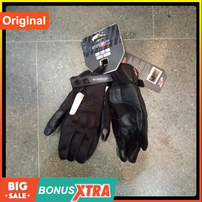 Sarung Tangan Knuckle Full JRP Riding Gloves Hitam Black