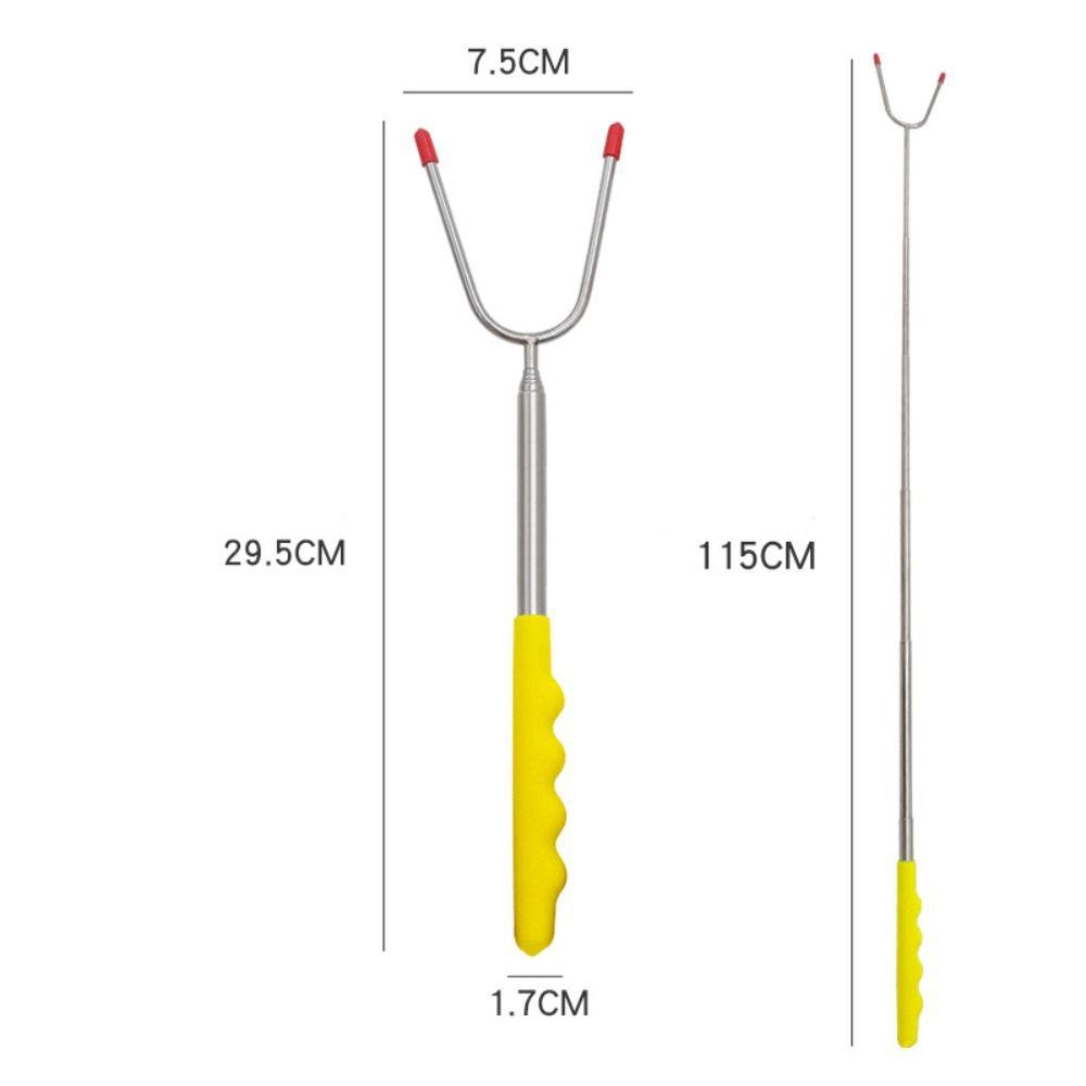 Solighter Telescopic BBQ Forks Extendable Perlengkapan Berkemah Gadget Dapur Alat Barbekyu