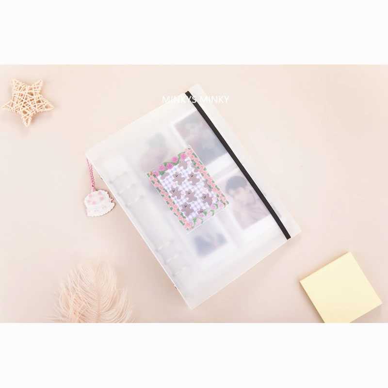 (BISA COD) FTIHSHP MINKYS Binder A5 Photocards Collect Book Postcard Holder - 2021