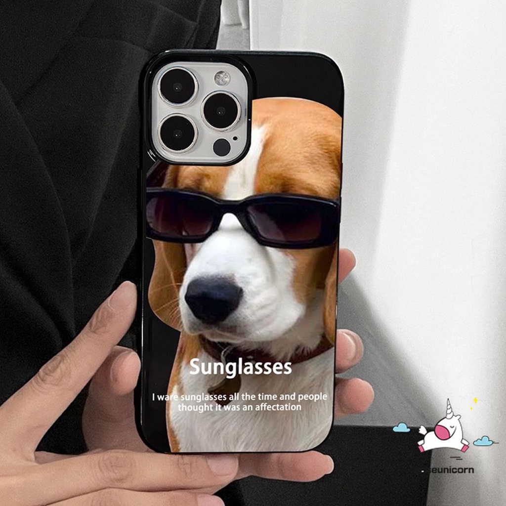 IPHONE Casing Ponsel Pasangan Kompatibel Untuk Iphone11 14 12 13 Pro Max XR 78 Plus X XS Max SE 2020 Pasangan Kartun Lucu Kucing Anjing TPU Lembut Shockproof Glossy Cover