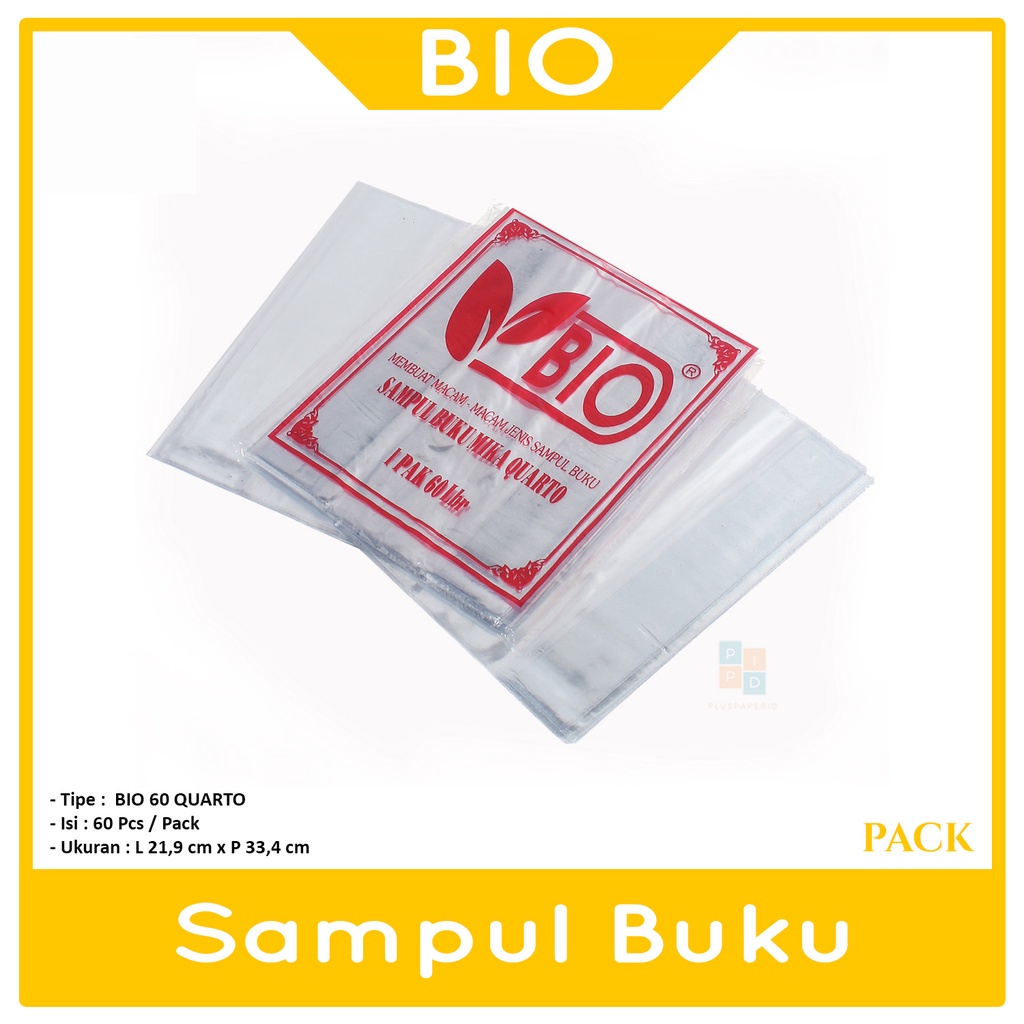 

BIO - Sampul Plastik Bening Kwarto - Pack