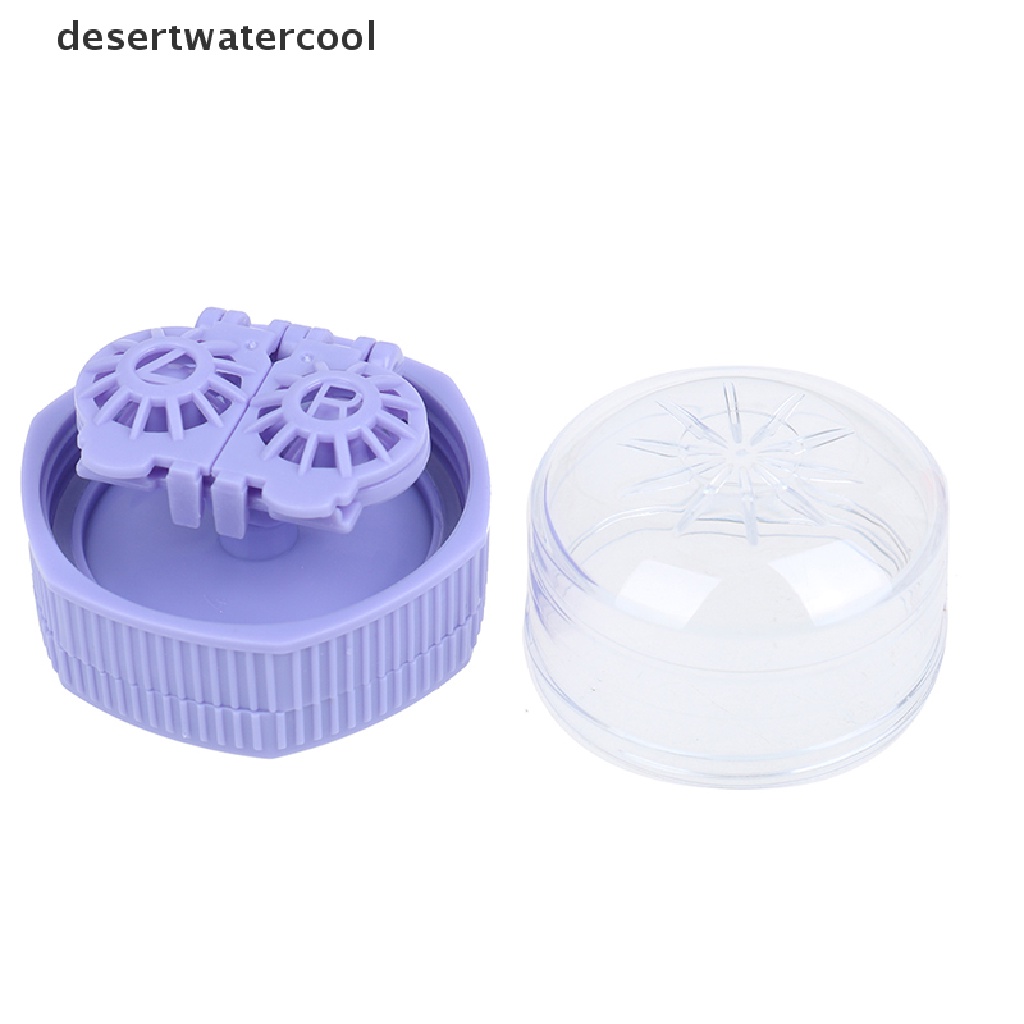 Deid 1X Kotak Case Pembersih Lensa Kontak Portable Rotasi Manual Washer Cleaning Travel Martijn