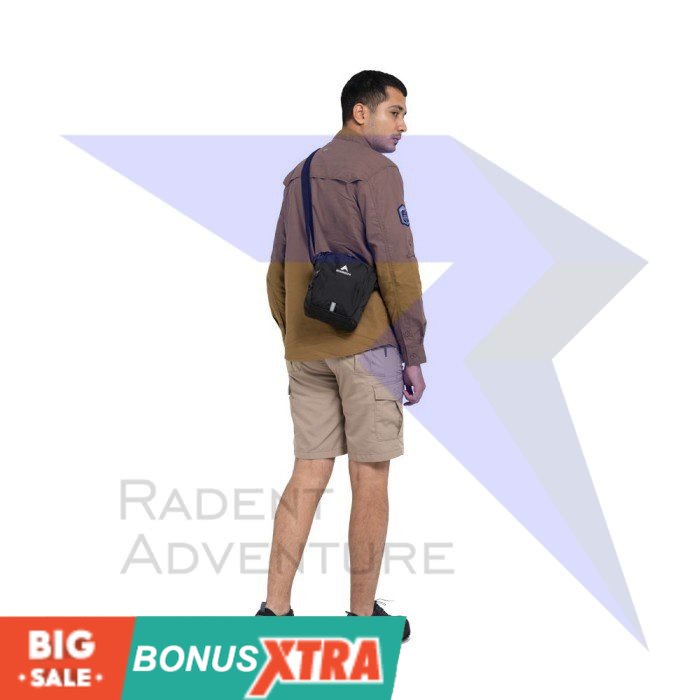 Tas Selempang EIGER1989 TRAVEL POUCH 2F Black 91000 5409 Original  KEREN AWET