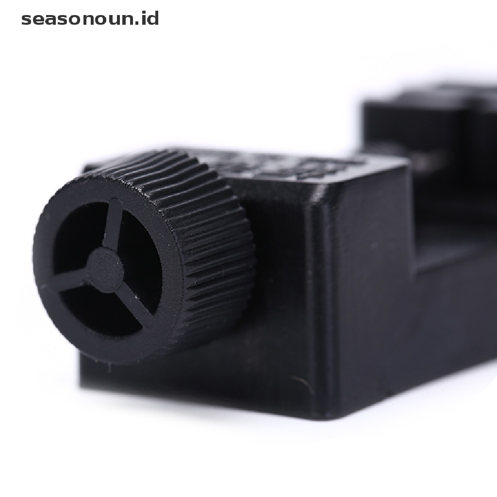Seasonoun Watch Band Strap Bracelet Link Pin Remover Adjustable Repair Tool Kit Hitam.