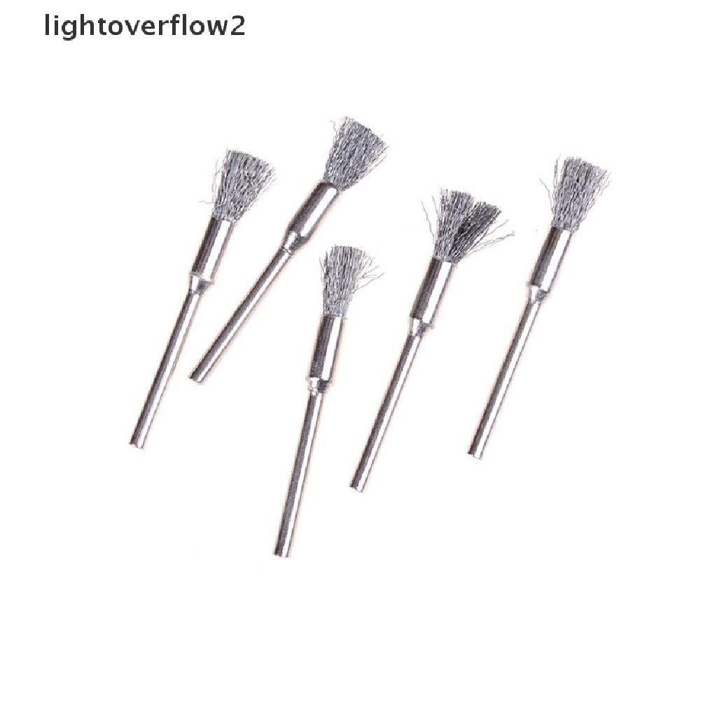 [lightoverflow2] 1pc Steel Wire Brushes rotary tools polishing accessories for mini drill   [ID]