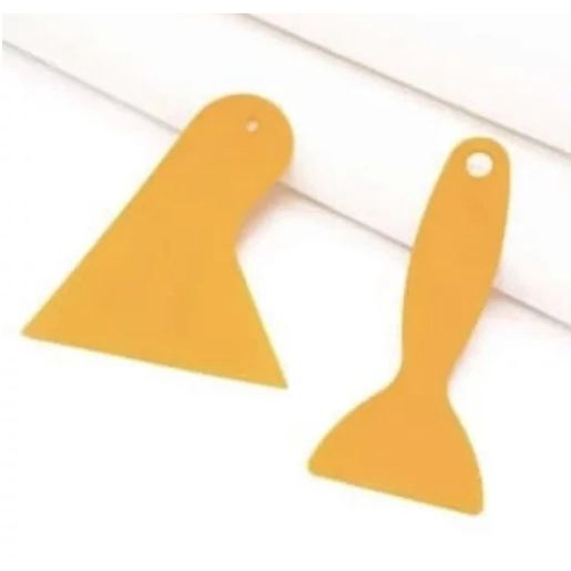 Kape Plastik Wallpaper Kapi Pasang Stiker Scraper Pemasang Sticker Kaca Film Scrap Perata Lem HPL Sh